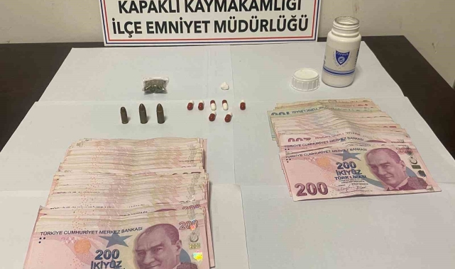 Kapaklı'da uyuşturucu madde ticareti yapan 1 kişi tutuklandı