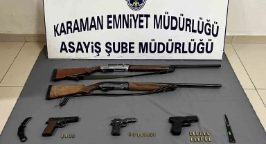 Karaman'da asayiş uygulaması: 14 tutuklama