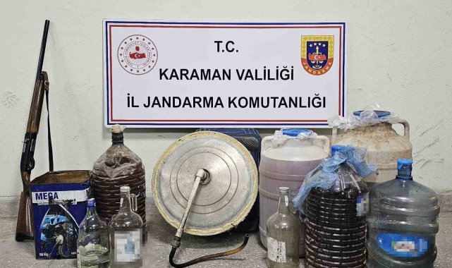 Karaman'da sahte içki operasyonu
