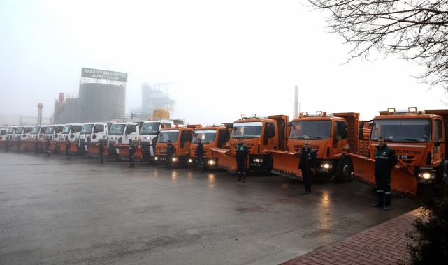 Karatay Belediyesi'nden kış mesaisi