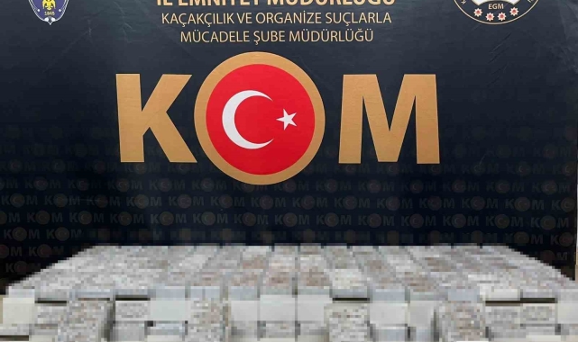 Kastamonu'da 29 bin 900 adet doldurulmuş makaron ele geçirildi