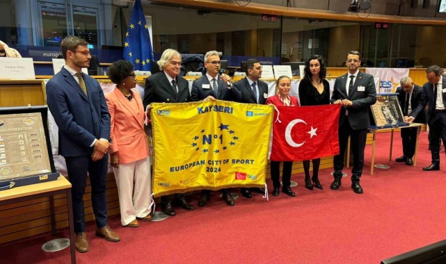 Kayseri Büyükşehir'e Avrupa'dan 'Altın Bayrak' ödülü
