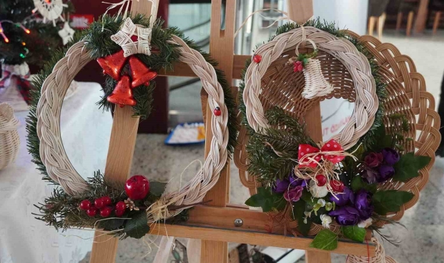 KEÇMEK kursiyerlerinden yeni yıl sergisi