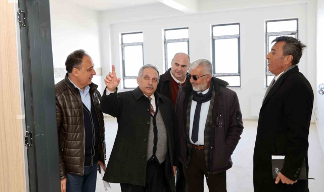 Kepez'de okul yapımında sona doğru