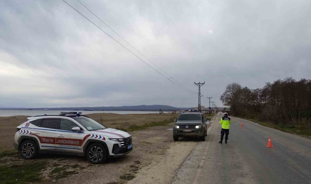 Kırklareli'nde 99 araç trafikten men edildi