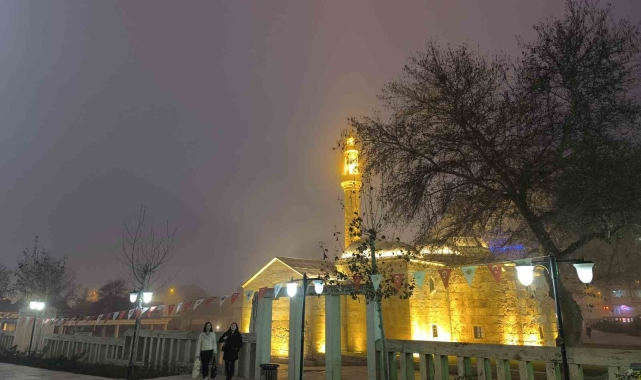 Kırşehir'de yoğun sis görsel şölen oluşturdu