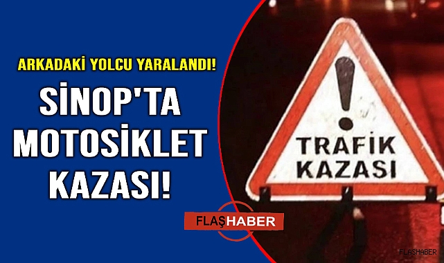 Kontrolden çıkan motosiklet devrildi:1 yaralı