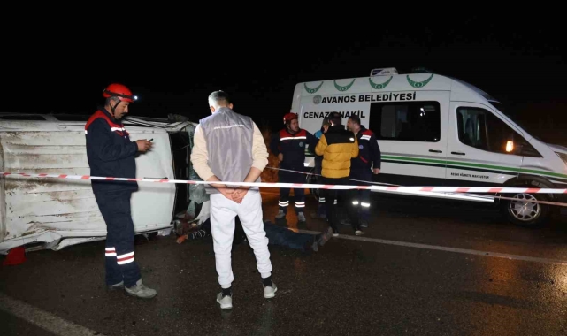 Kontrolden çıkan otomobil takla attı: 1 ölü