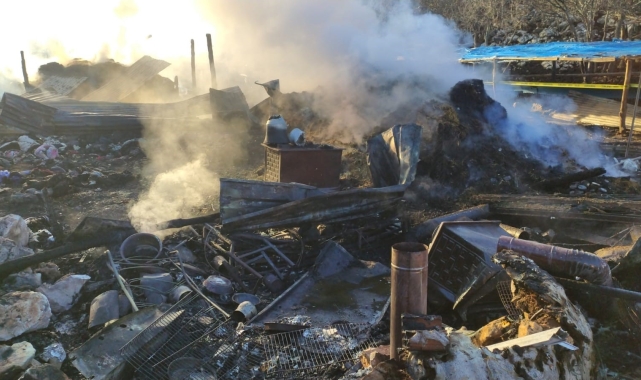 Konya'da çıkan yangında karı koca hayatını kaybetti