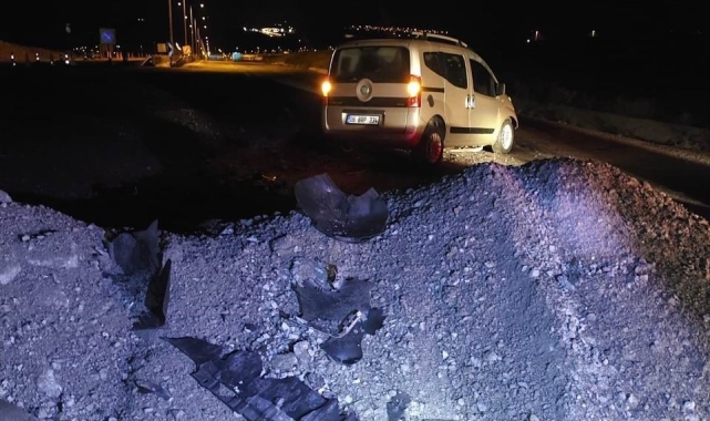 Konya'da hafif ticari araç kum yığınına çarptı: 1 yaralı