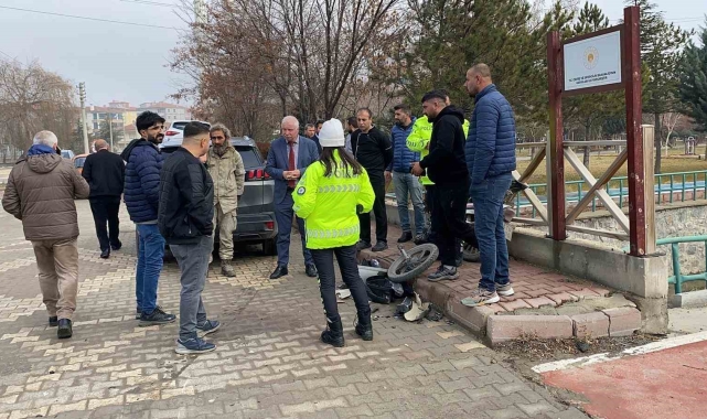 Konya'da SUV araç ile motosiklet çarpıştı: 1 yaralı