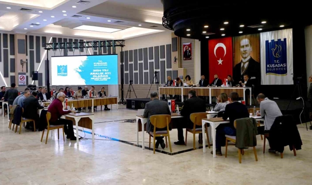 Kuşadası Belediye Meclisi yılın son toplantısını yaptı