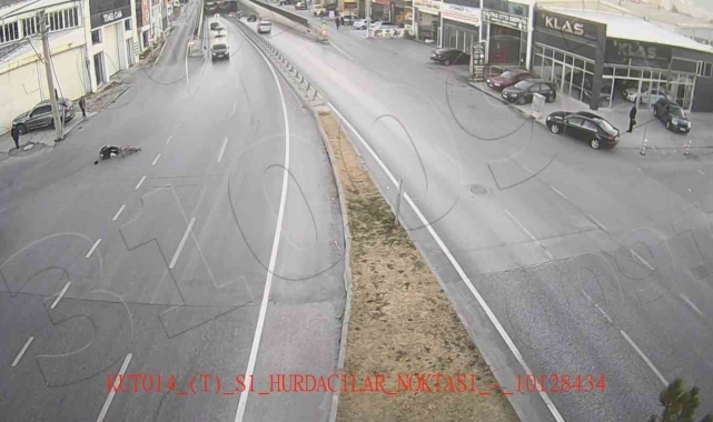 Kütahya'da trafik kazaları anbean görüntülendi