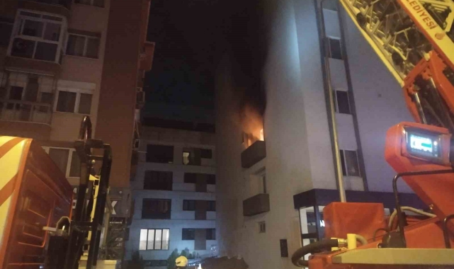 Maltepe'de korkutan yangın