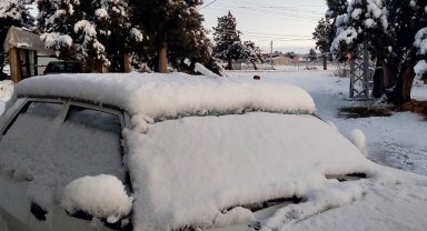 Mersin'de yaylalar karla kaplandı