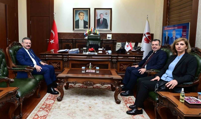 MGM Genel Müdürü ve 3. Bölge Müdüründen Vali Aksoy&#039;a ziyaret