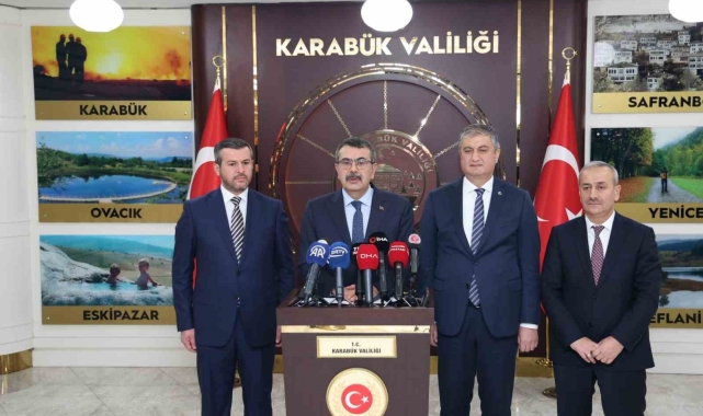 Milli Eğitim Bakanı Tekin Karabük'te