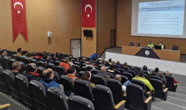 Motosikletlilere eğitim