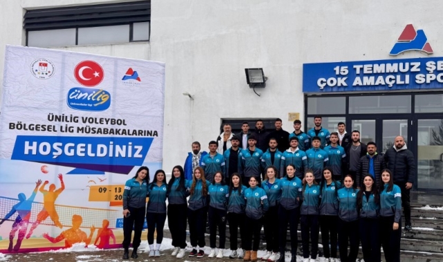 Munzur Üniversitesi kadın voleybol takımı, Ünilig'de 3'üncü oldu