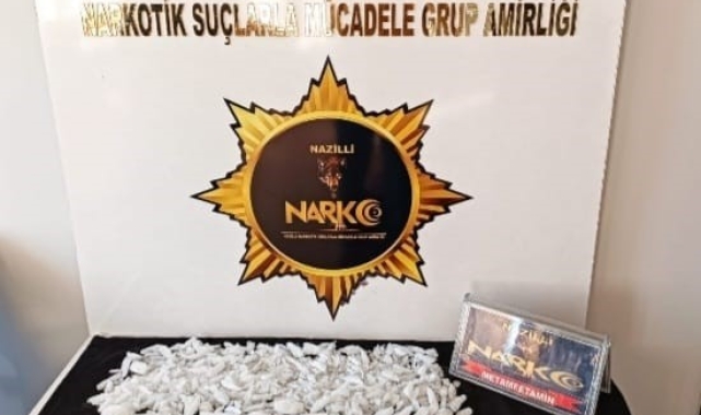 Nazilli'de 1500 gram uyuşturucu madde ele geçirildi