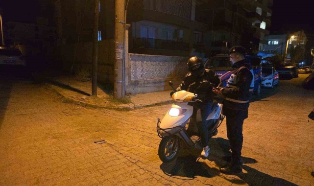 Nazilli'de jandarmadan sıcak nokta uygulaması