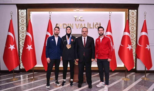 Nazillili Sporcu Elifnaz Avrupa üçüncüsü oldu