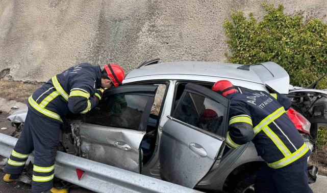 Niğde - Adana Otoyolu'nda kaza: 1 yaralı