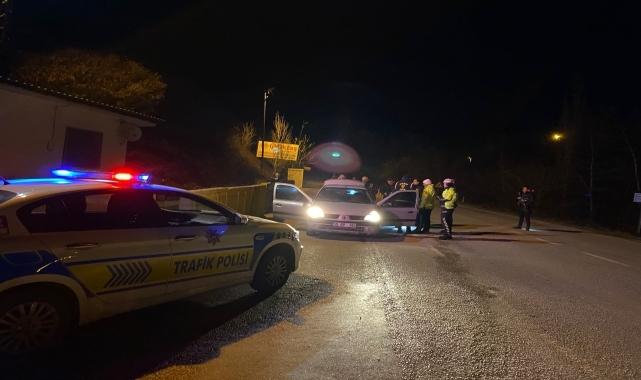 Niksar'da polis ekipleri yılbaşı öncesi denetim yaptı