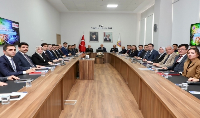 Ordu'da güvenlik ve asayiş bilgilendirme toplantısı yapıldı
