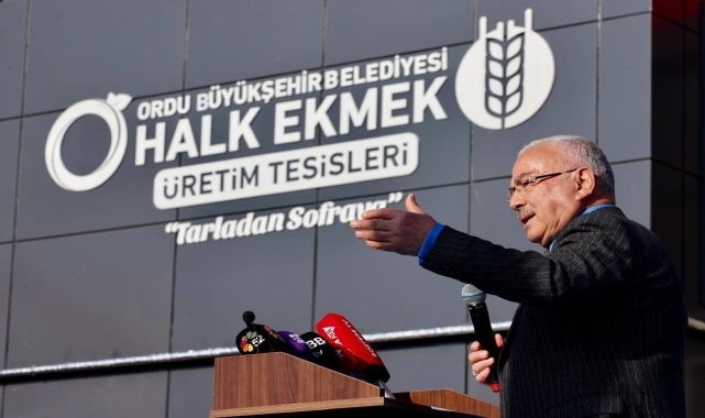 Ordu'da Halk Ekmek Fabrikası üretime başladı