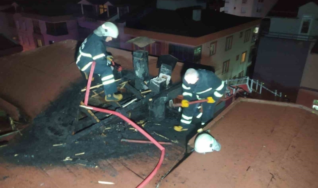 Ordu itfaiyesinden hızlı müdahale