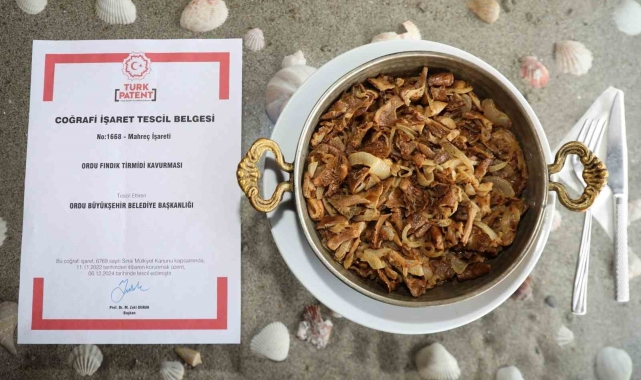 Ordu'nun eşsiz lezzeti tescillendi