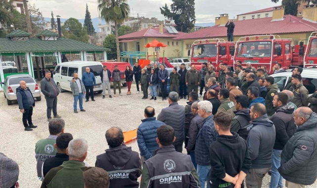 Orman yangınlarıyla mücadele ekiplerine ilkyardım eğitimi