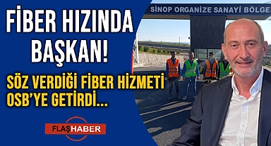 OSB'ye kısa zamanda fiber internet kazandırdı