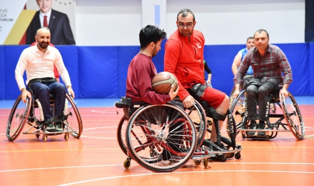 Osmaniye'de farkındalık oluşturan basketbol maçı