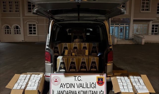 Piyasa değeri 1 milyon TL olan dolu makaron ele geçirildi