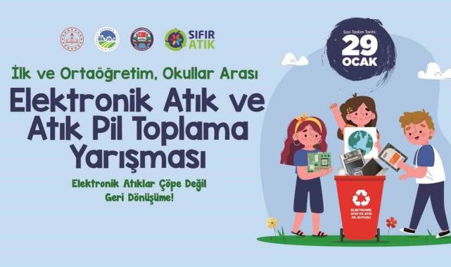 Sakarya'da elektronik atık ve atık pil toplama yarışması