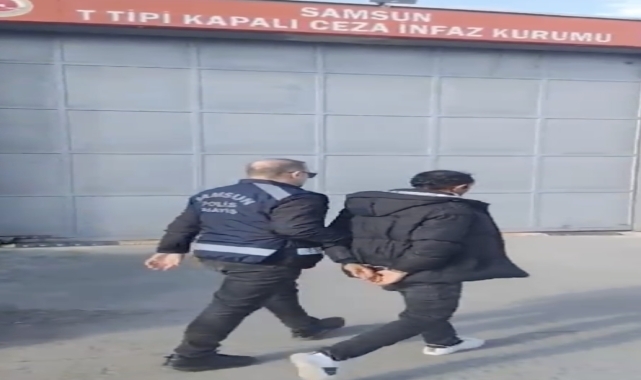 Samsun'da adliye lojmanı inşaatından kablo çalan hırsız tutuklandı