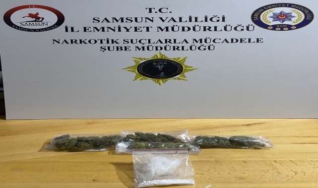 Samsun'da düzenlenen uyuşturucu operasyonunda 5 zanlı yakalandı