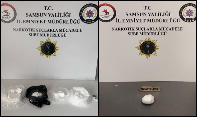 Samsun'da düzenlenen uyuşturucu operasyonunda 5 zanlı yakalandı