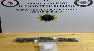 Samsun'da düzenlenen uyuşturucu operasyonunda 5 zanlı yakalandı