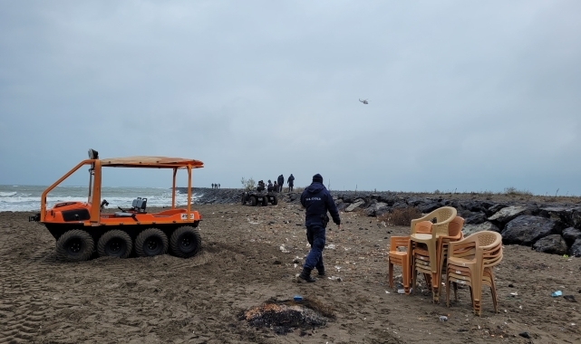 Samsun'da kayıp balıkçıyı arama çalışmaları devam ediyor