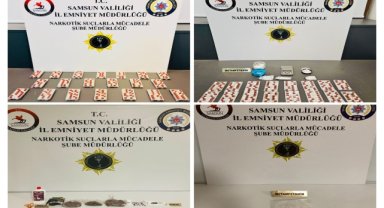 Samsun'da uyuşturucu operasyonunda 4 zanlı yakalandı