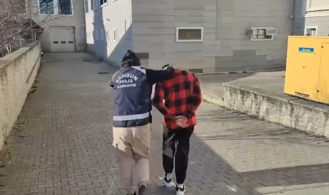 Samsun'da 18 yıl 3 ay 22 gün hapis cezası bulunan şahıs yakalandı