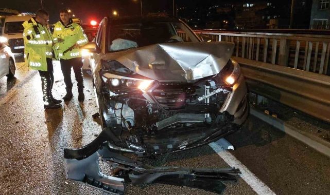 Samsun'da 4 araçlı zincirleme trafik kazası: 3 yaralı