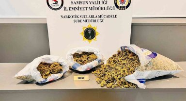 Samsun'da 5 kilo 700 gram skunk ele geçirildi: 4 gözaltı