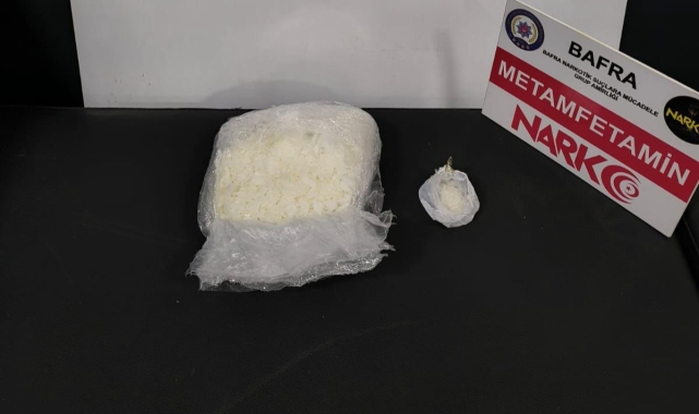 Samsun'da uyuşturucu operasyonu: 516 gram metamfetamin ele geçirildi
