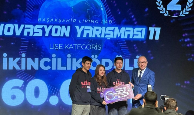 SANKO Okulları öğrencileri "İnovasyon Yarışması"nda Türkiye ikincisi oldu