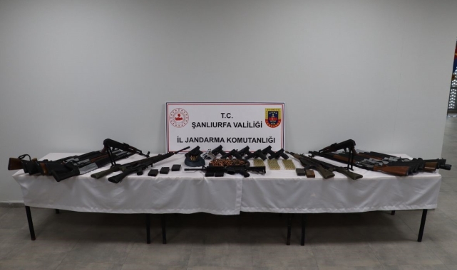 Şanlıurfa'da silah kaçakçılığı operasyonu: 18 gözaltı