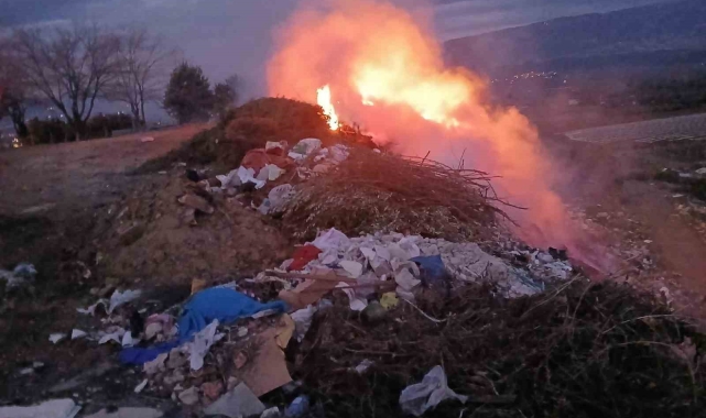 Sarıgöl'de aynı çöplükte ikinci yangın